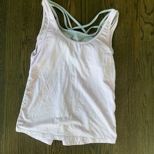 Purple and grey atleta tank